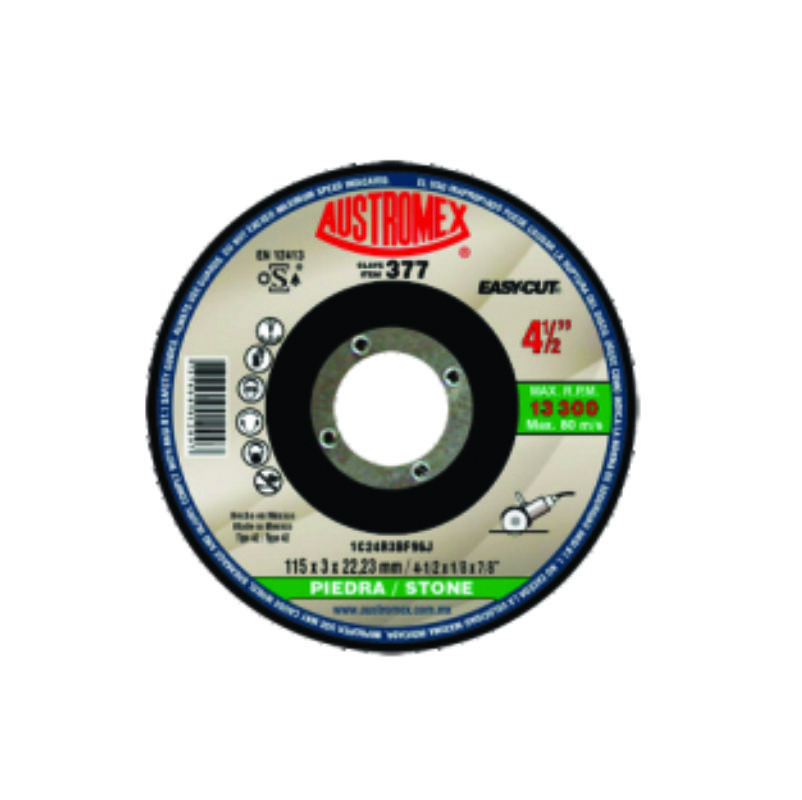 DISCO C/CONCRETO 41/2X1/8 377 EASY AUSTROMEX       