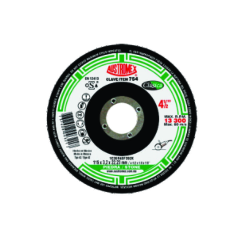 DISCO CON PIEDRA 4-1/2"X1/8 754 CLASIC AUSTROMEX