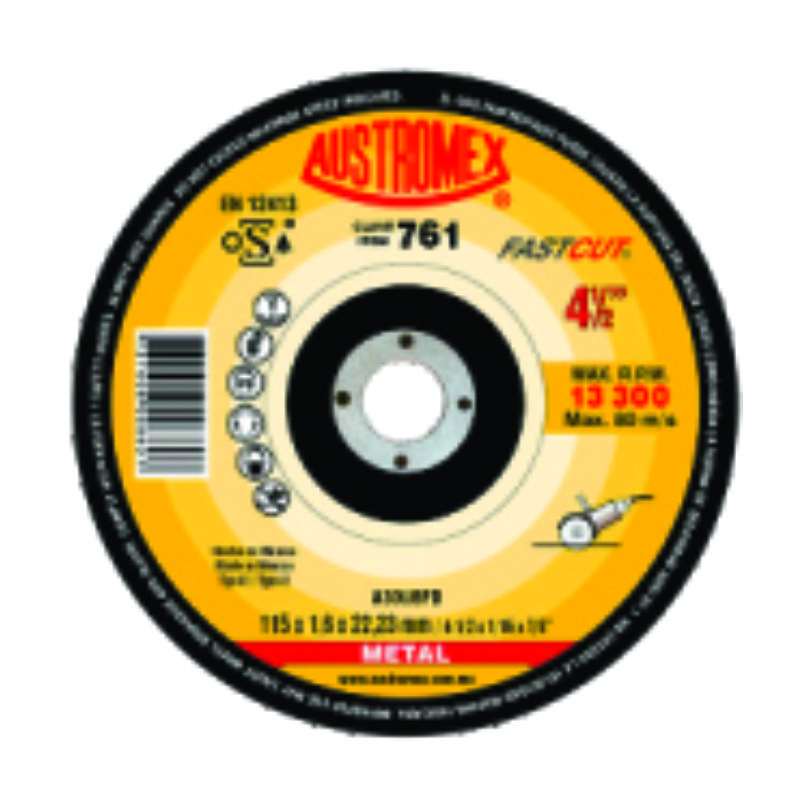 DISCO CORTE METAL 761 41/2X1/16 AUSTROMEX