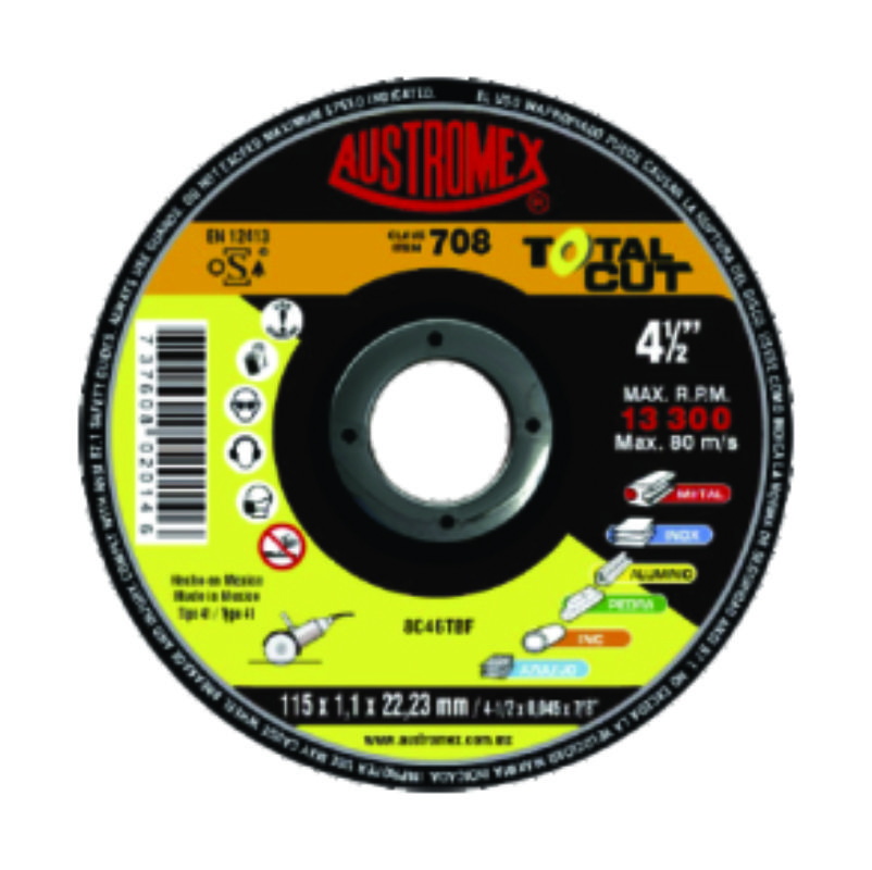DISCO CORTE MULTIPROPOSITO 708 4-1/2" AUSTROMEX