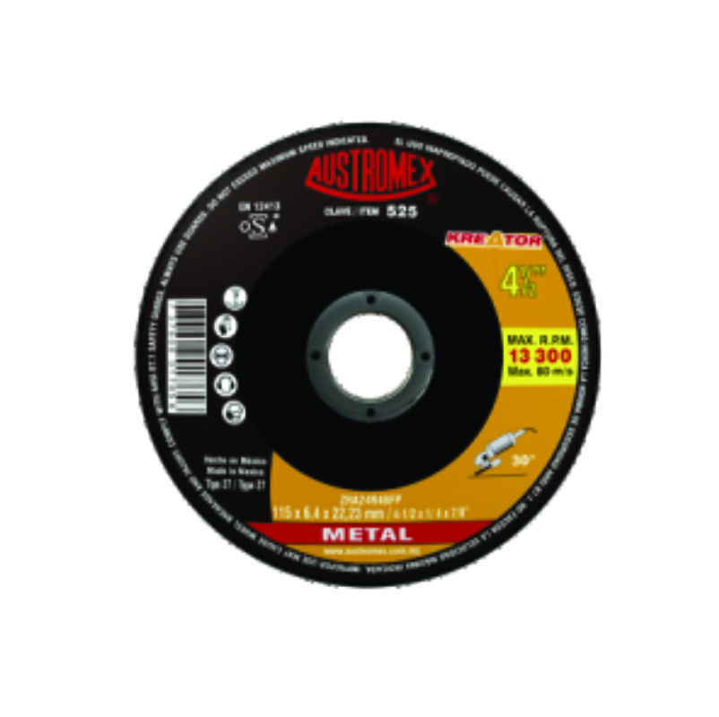 DISCO DESBASTE 4 1/2" 525 1/4X7/8 AUSTROMEX        