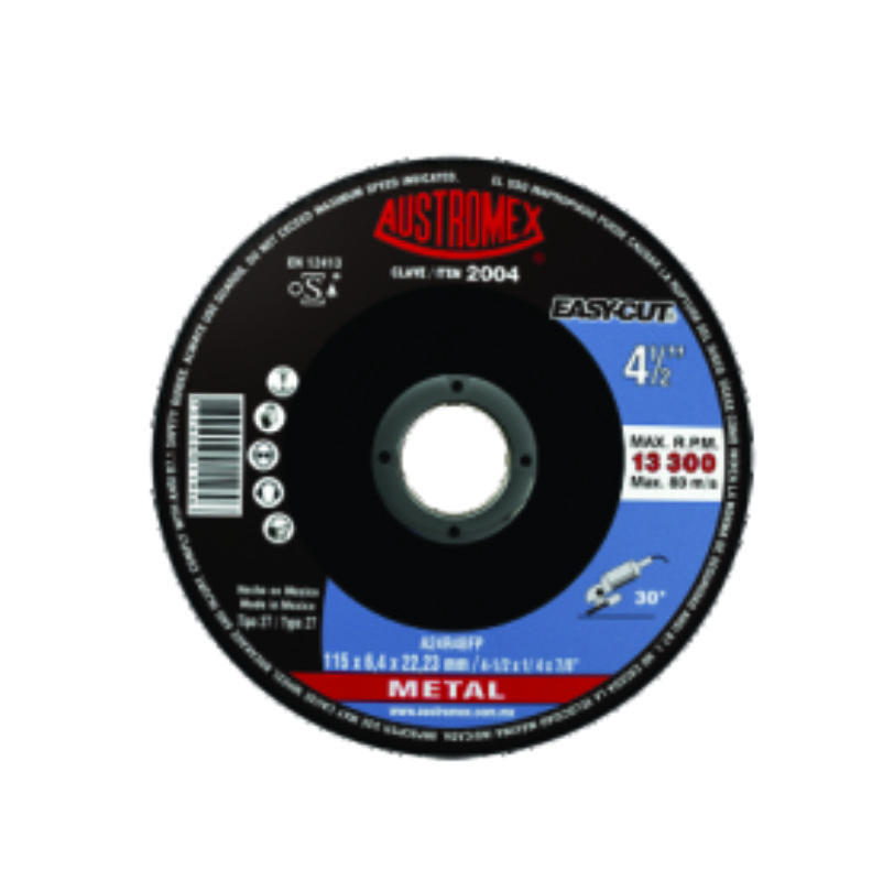 DISCO TIPO 27 2004 DESBASTE METAL 41/2 A           