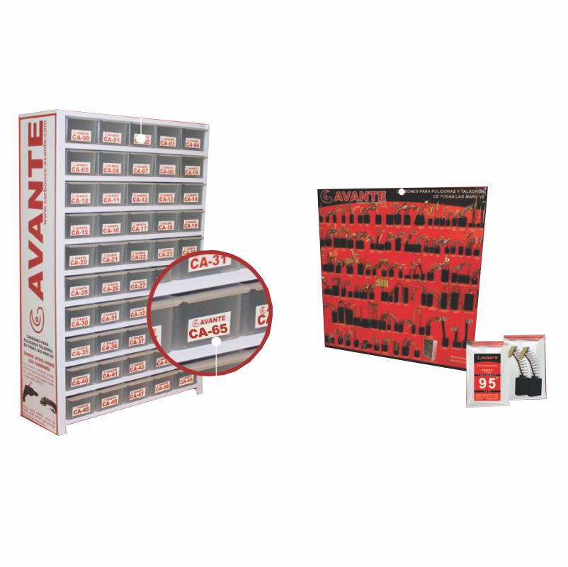 ORGANIZADOR D/CARBONES PAQ-0105 METALICO AVANTE    