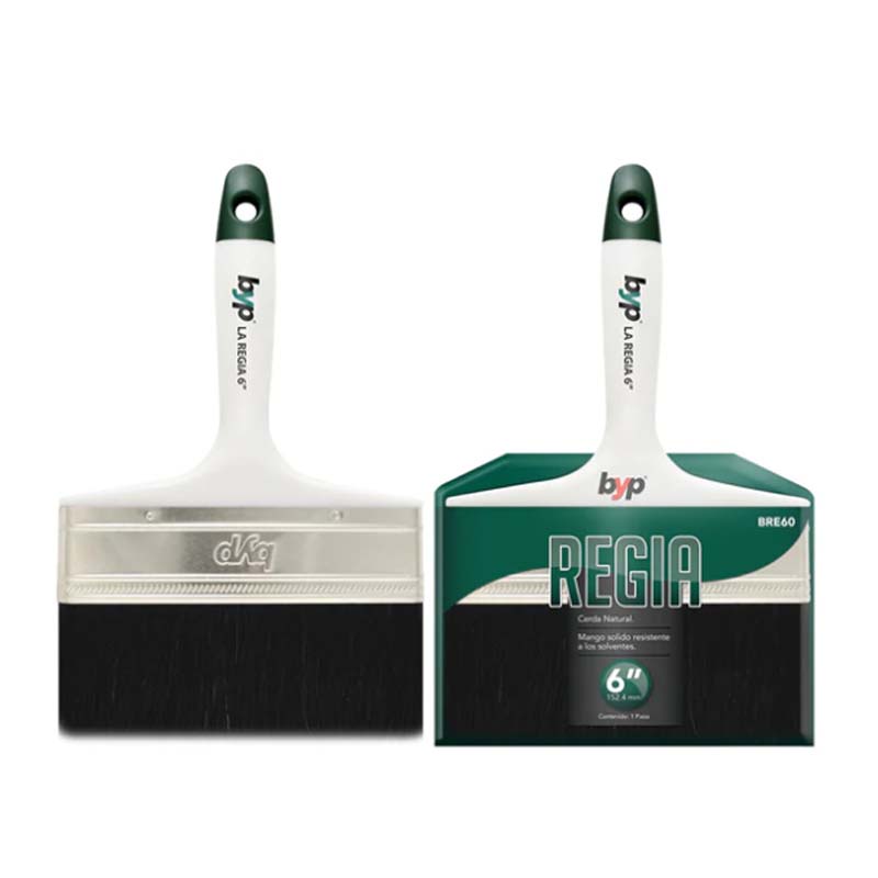 BROCHA LA REGIA CERDA NATURAL 6" BYP