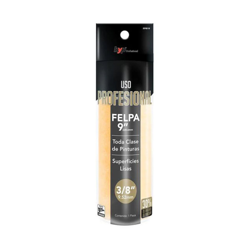 FELPA 9" ALTA DENSIDAD 3/8" FPR19 BYP