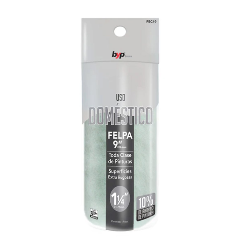 FELPA 9" ECONO ROLL 1" FEC39 BYP