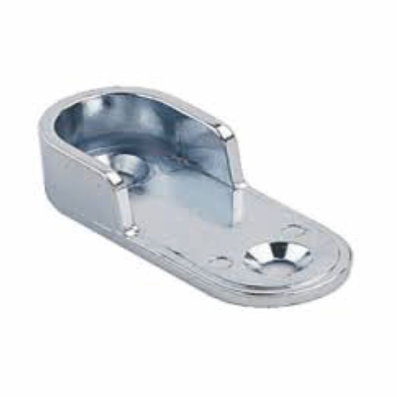 BRIDA PARA TUBO OVALADO CROMADO CON T 4324
