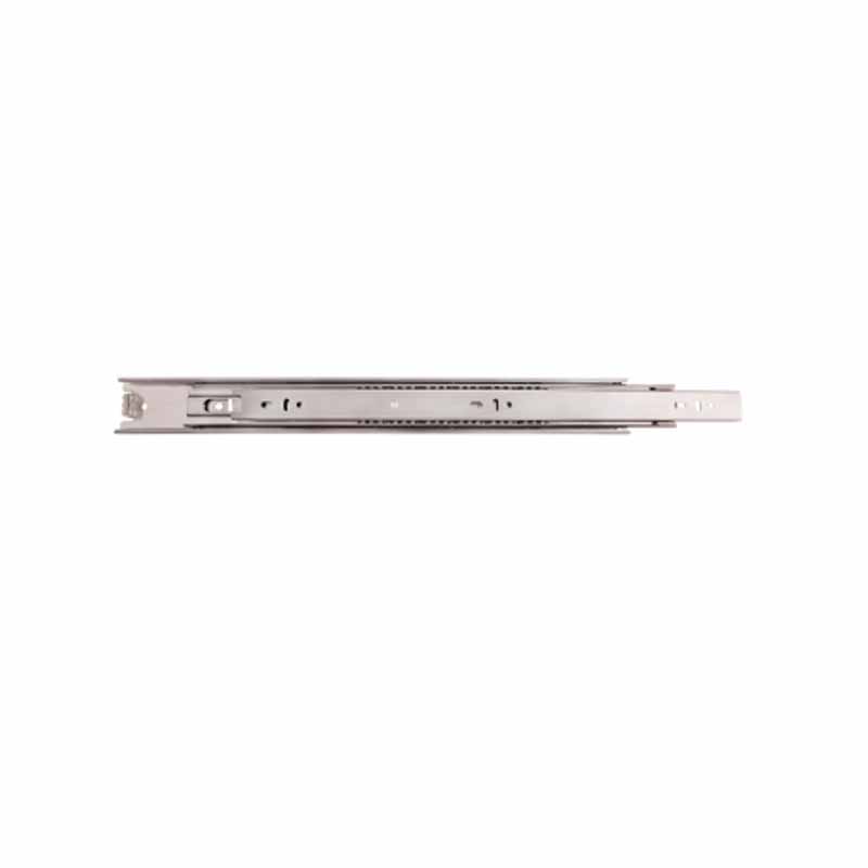 JUEGO CORREDERA DE EXTENSION  TOTAL 18" 3605 NIQUEL SIN TORNILLOS