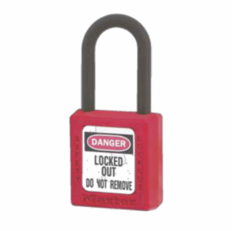 CANDADO DE BLOQUEO 38X6MM ROJO 410RED MASTER       