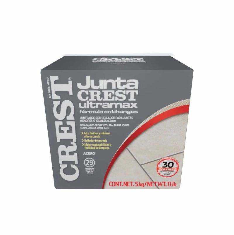 JUNTACREST ULTRAMAX ACERO CJA 5 KG CREST           