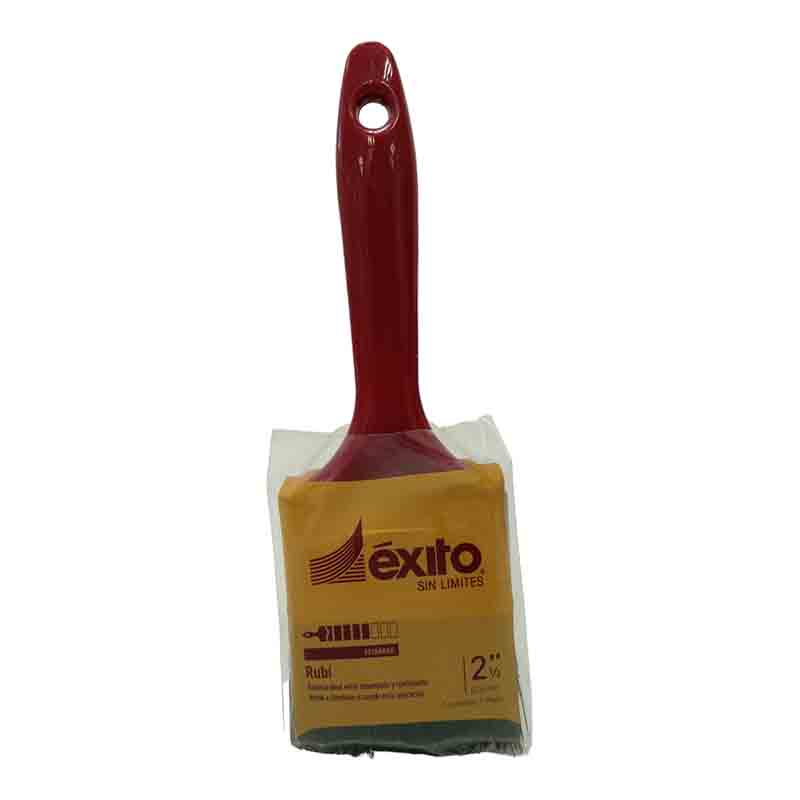BROCHA RUBI ROJA Y BLANCO 2 1/2" EXITO