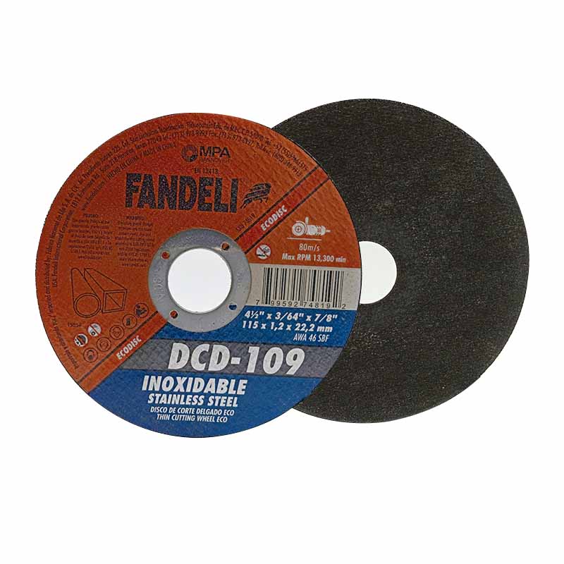 DISCO CORTE A.INOX ECO 4 1/2" 74819 DCD-109 FANDELI