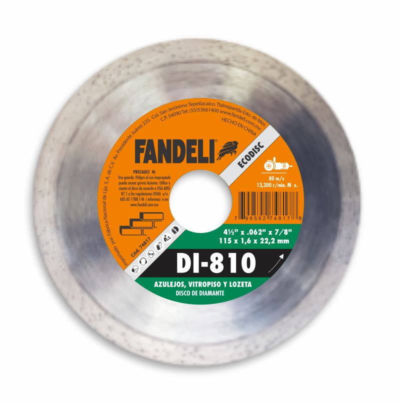 DISCO RIN CONTINUO 4 1/2" 74817 ECO FANDELI        