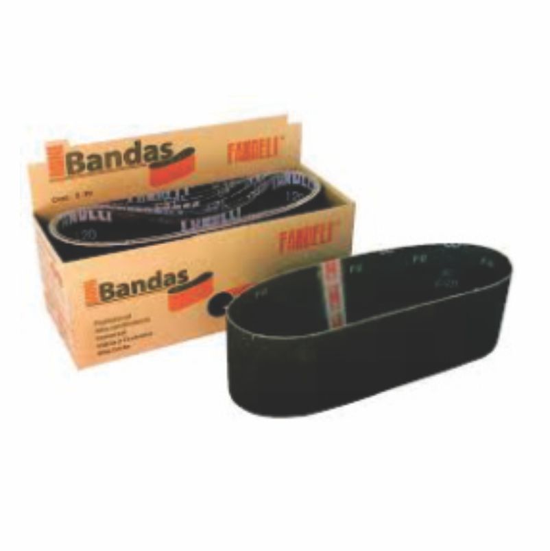 LIJA D/BANDA 4 X 24" G-60 04392 W-98 NEGRA FANDELI 