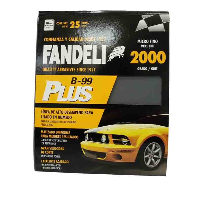 LIJA HOJA B-99 2000 FANPLUS 76144 .23M X.280 PAPEL