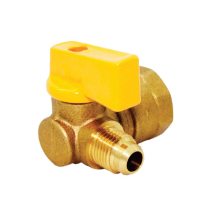 VALVULA PARA GAS 5/16 X 1/2 90 GRADOS VCCG90 FAMA  