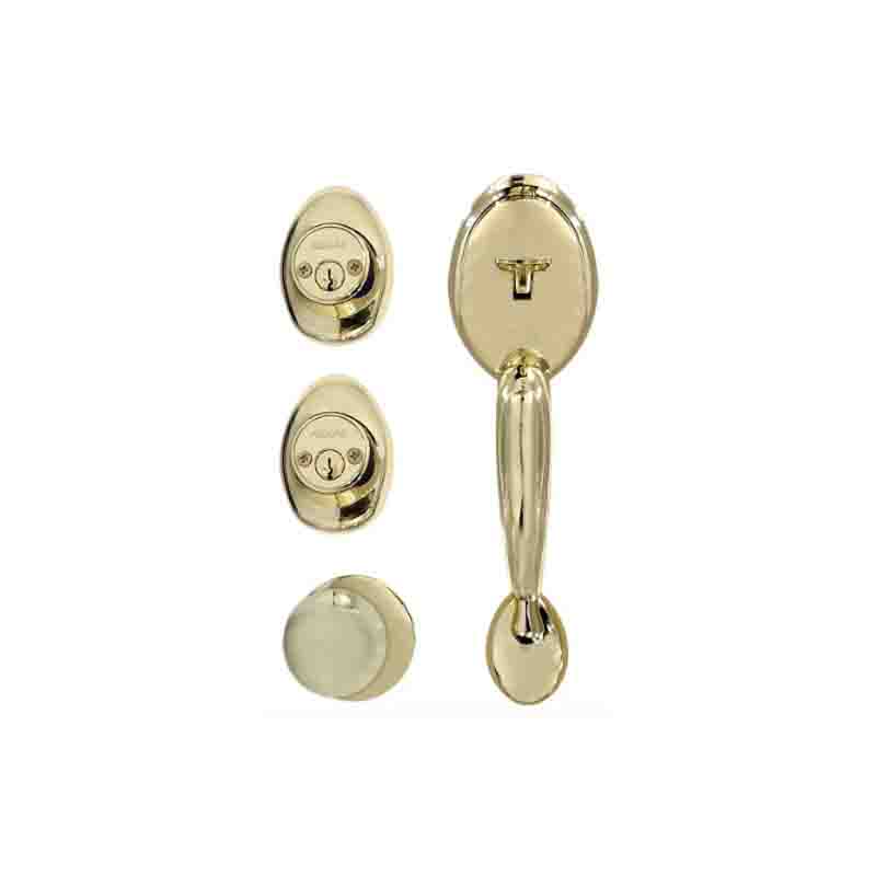 CERRADURA GATILLO DOBLE CILINDRICO LATON BRILLANTE FN162VE3/90500-002