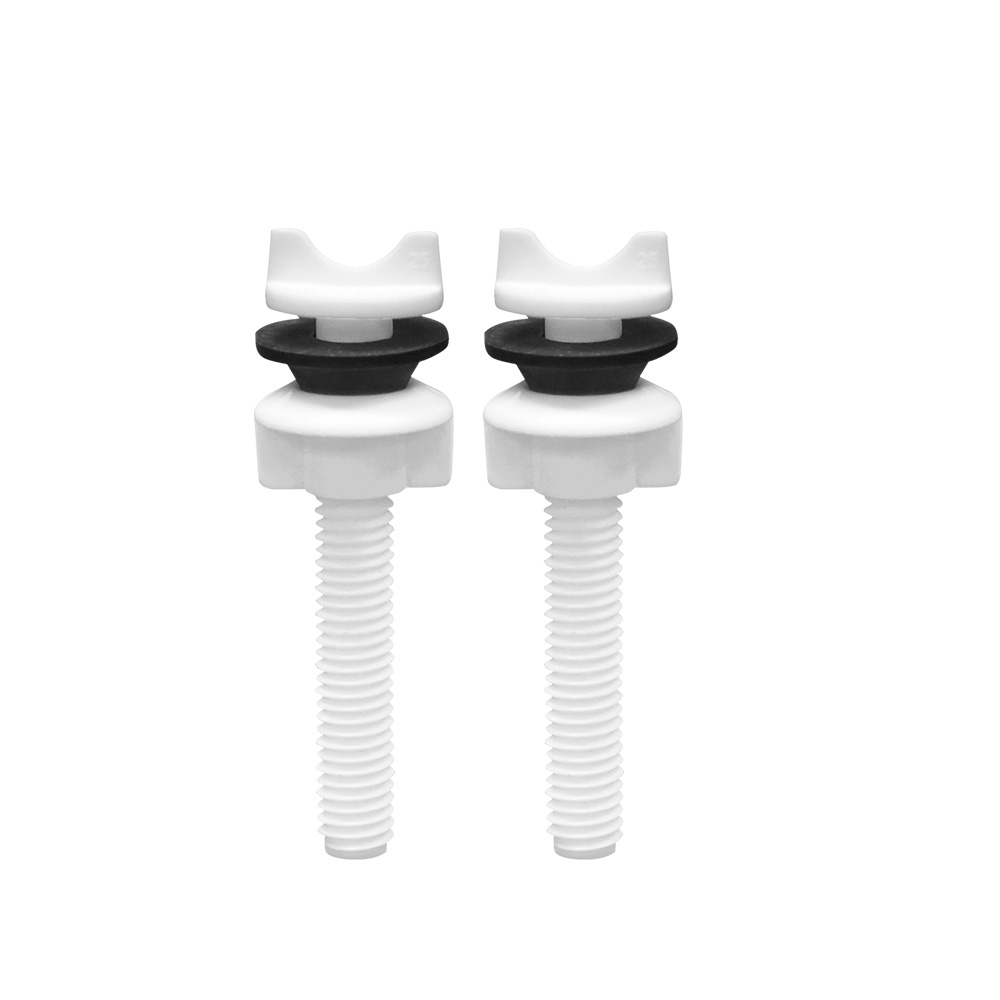 TORNILLOS P/SANITARIO PLAST.JGO 2483BCO FLEXIMA    
