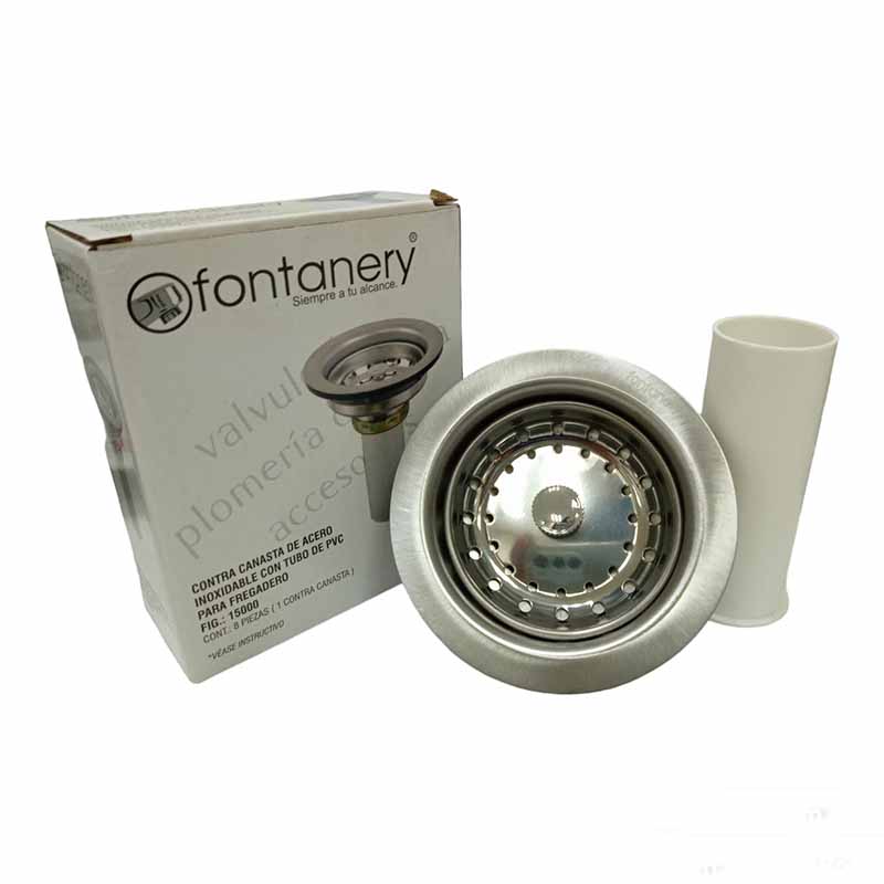 CONTRA CANASTA ACERO INOX. 15000 FONTANERY           
