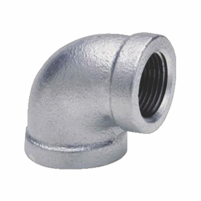 CODO DE 90 REFORZADO 3/8" GALVANIZADO              