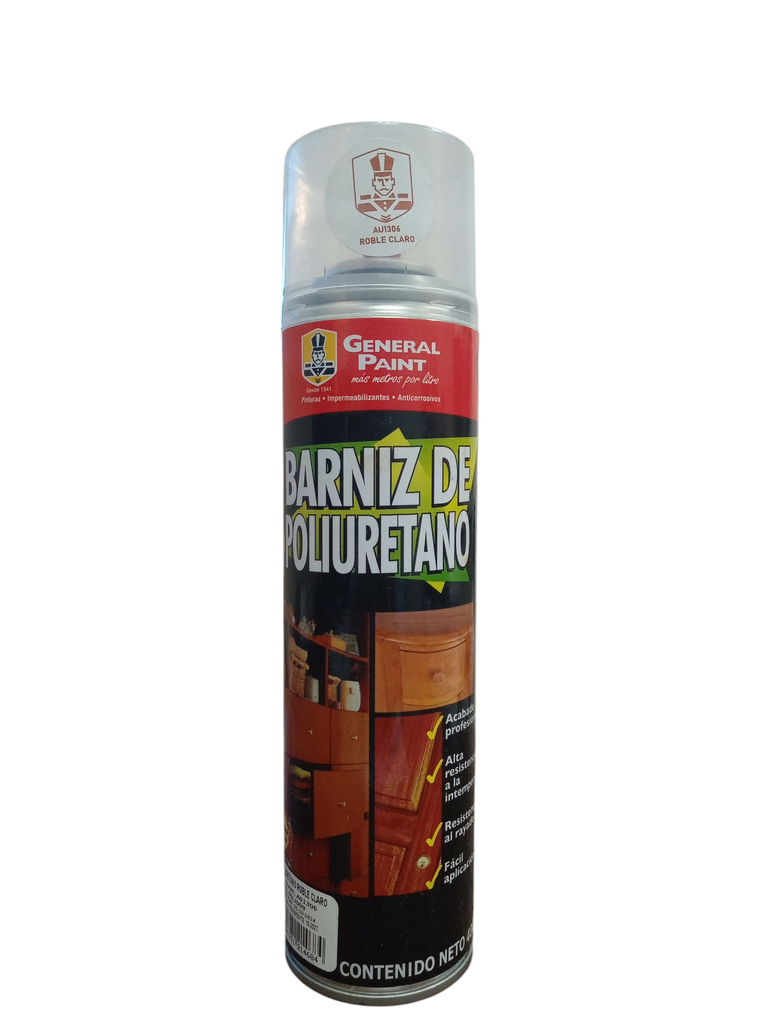 BARNIZ AEROSOL AU1307 ROBLE OSCURO GENERAL PAINT   