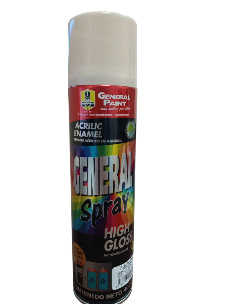 PINTURA AEROSOL ALMENDRA A2322 GENERAL             