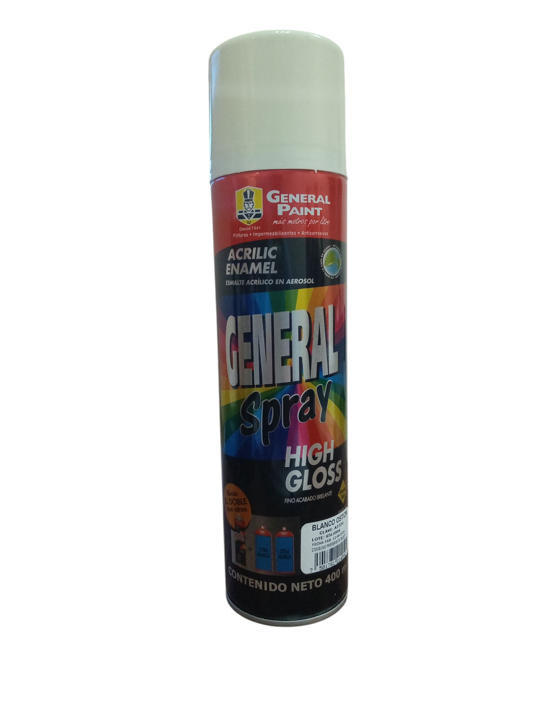 PINTURA AEROSOL BLANCO OSTION A-2326 GENERAL PAINT
