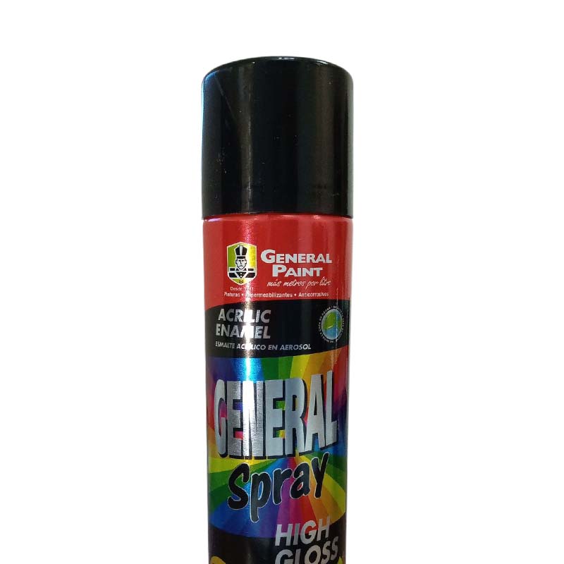 PINTURA AEROSOL NEGRO BRILLANTE A2302              