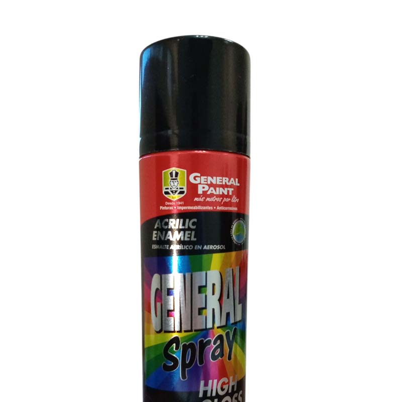 PINTURA AEROSOL NEGRO MATE GENERAL PAINT A2694