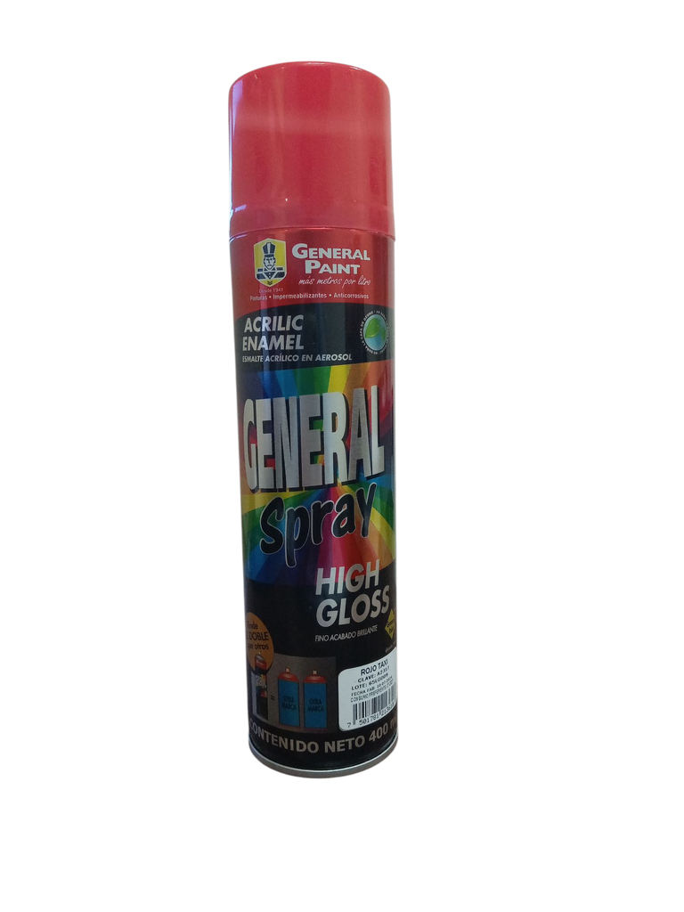 PINTURA AEROSOL ROJO TAXI A2317 GENERAL