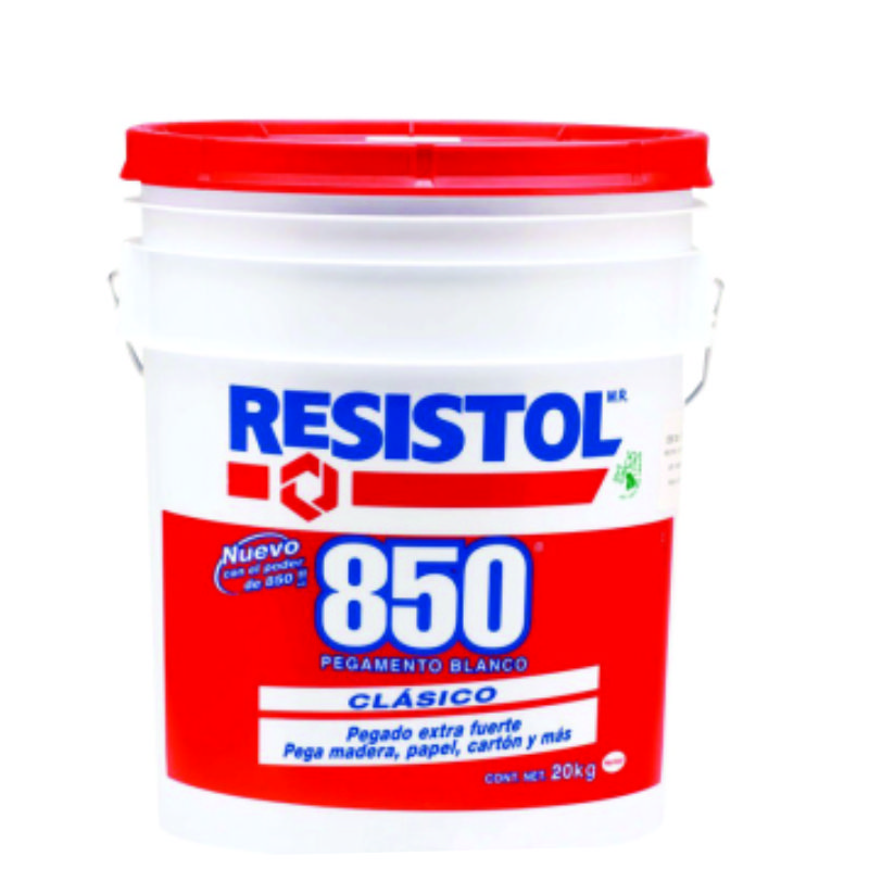 RESISTOL 850 BLANCO CUBETA CON 20KGS               