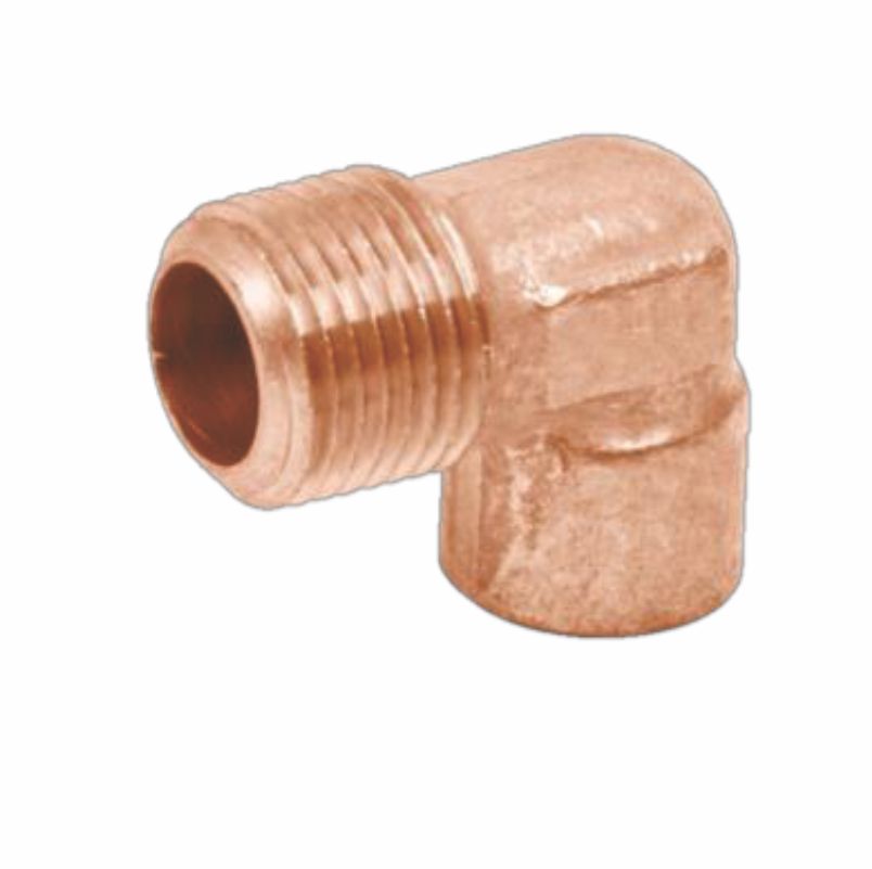 CODO COBRE ROSCA EXTERIOR 1 " PZA