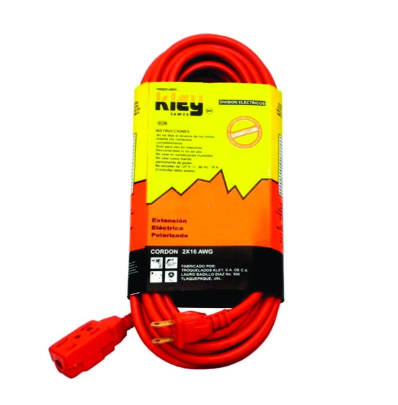 EXTENSION USO RUDO 30MTS EXT-025 KLEY 127V         