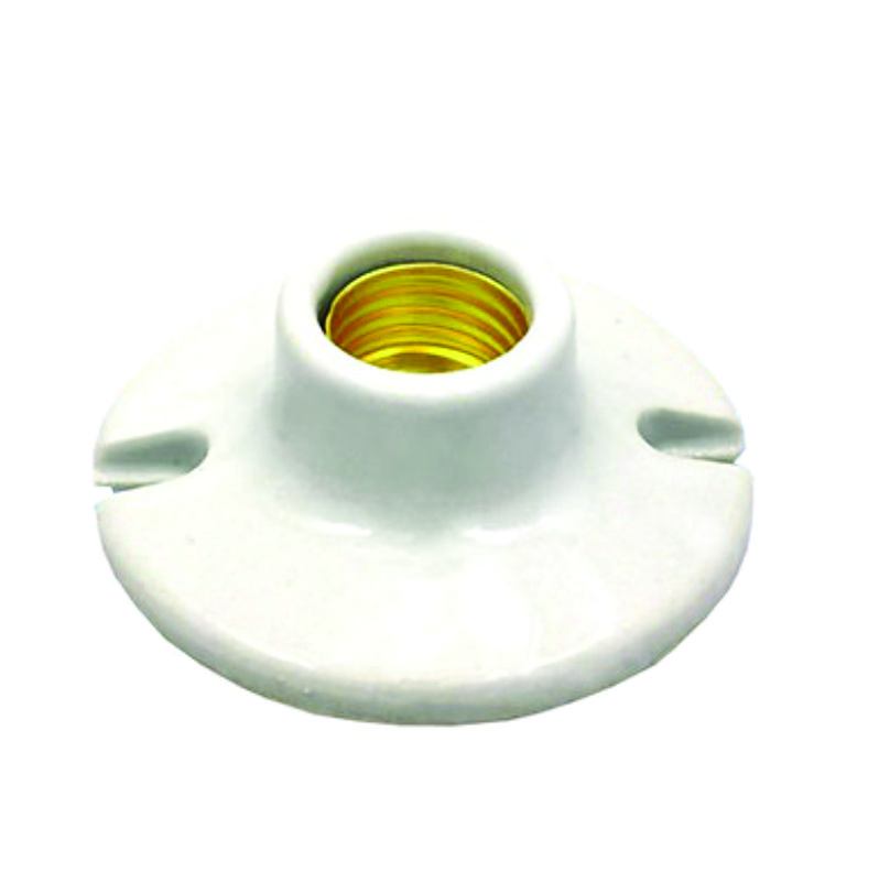 PORTALAMPARA D/PORCELANA REDONDO 3 1/4" SOC-009    
