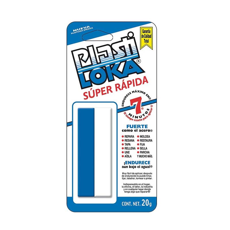 PLASTILOKA AZUL SUPER RAPIDA 20GRS                 