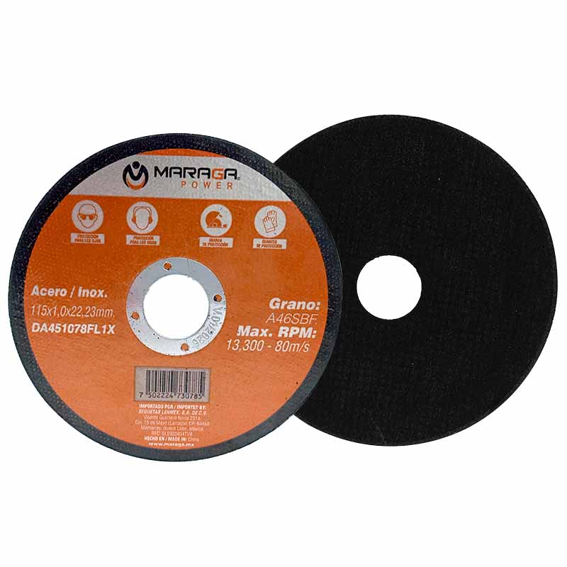 DISCO DE CORTE 41/2" MARAGA DA451078FL1X           