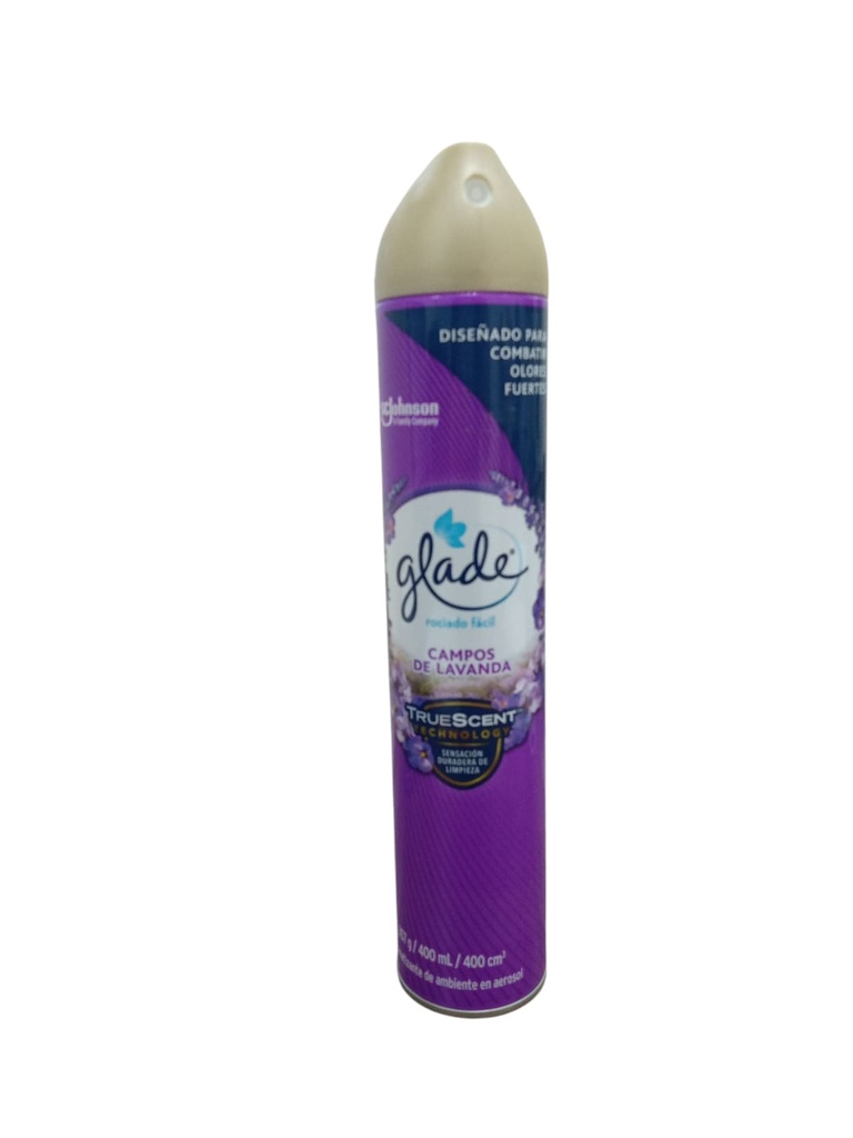 AROMATIZANTE GLADE CAMPOS LAVANDA 400ML AEROSOL