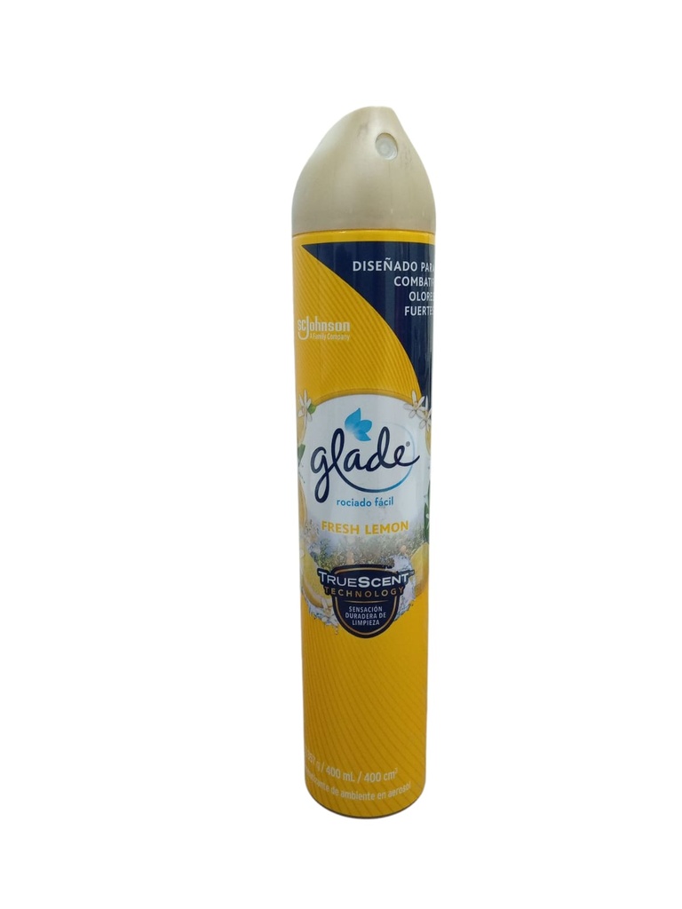 AROMATIZANTE GLADE FRESH LEMON 400ML AEROSOL       