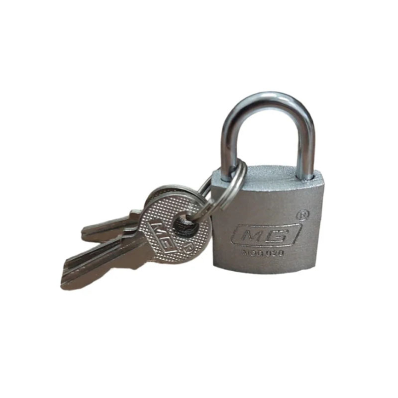 CANDADO MG MOD.020 GANCHO CORTO PLATA 206027 RISH