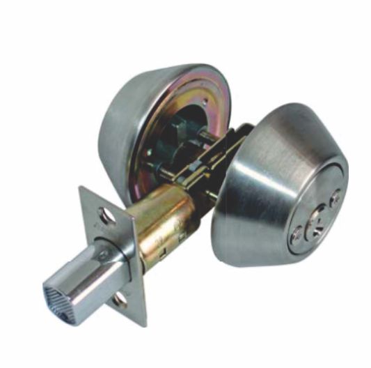 CERROJO DOBLE CILINDRO CROMO SATIN 2 CD-SS 233628 AUSTRAL