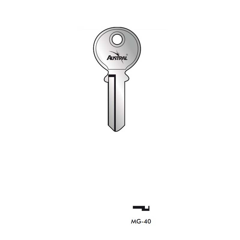 FORMA PARA LLAVE MG-40 MX(NQ) AUSTRAL              