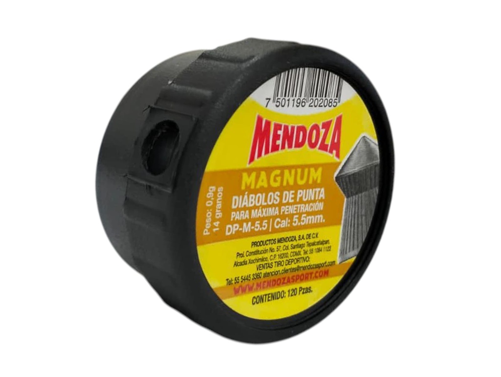 DIABOLO DE PUNTA EST. CAL.5.5 C/120 DPM-5.5 MENDOZA        