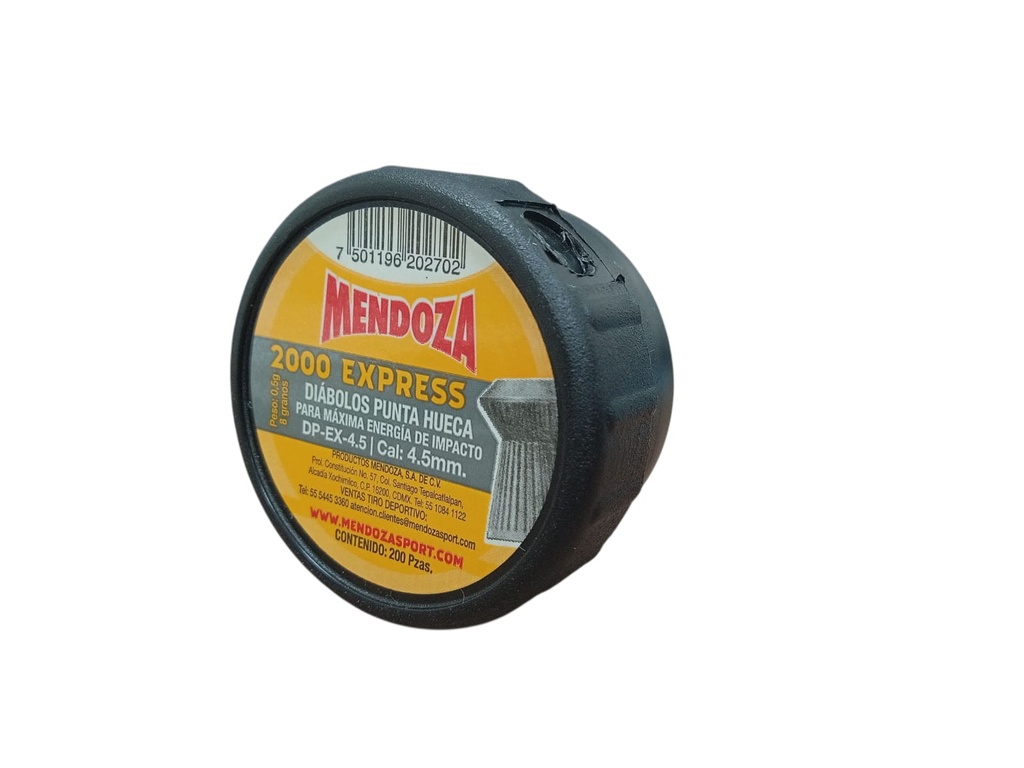 DIABOLO ESTUCHE MOD 2000 CAL.4.5 DP-EX-4.5 MENDOZA      