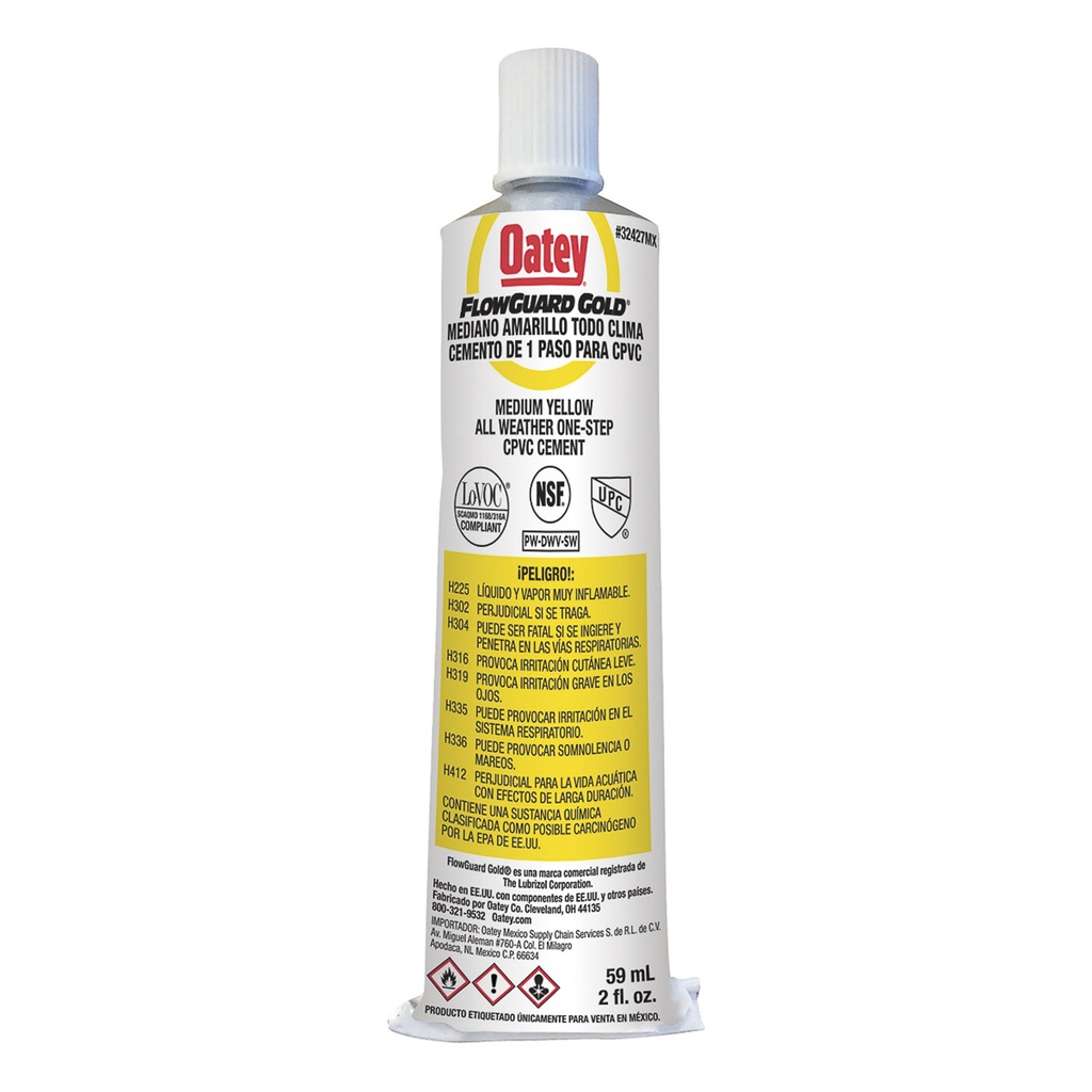 PEGAMENTO PARA CPVC TUBITO 59ML. OATEY 32427MX     