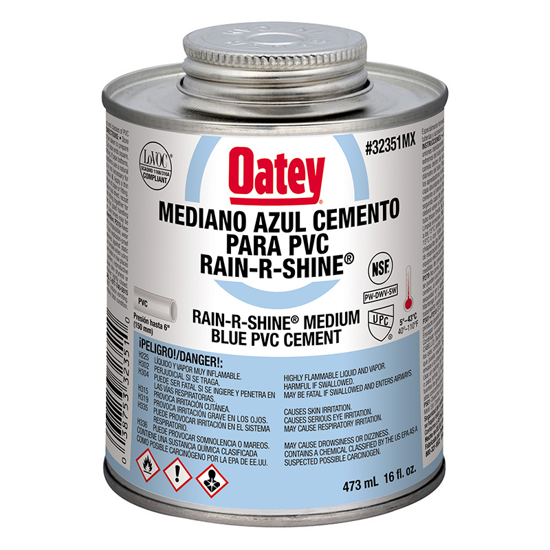 PEGAMENTO P/PVC 1/2LTO. OATEY AZUL 16OZ. 32351MX   