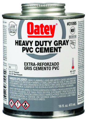 PEGAMENTO PVC GRIS HEAVY DUTY 32OZ LT 32381 OATEY  