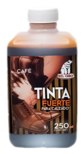 TINTA P/CALZADO CAFE 250ML 8046A EL OSO            
