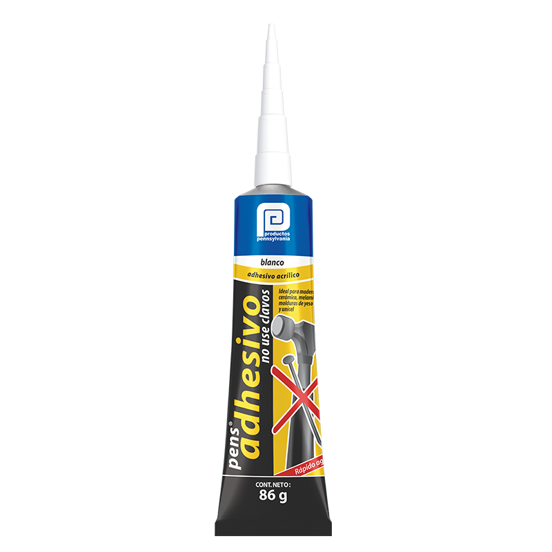 SILICON PENS ADHESIVO TUBO 86GR BCO AAC929 PENNSY  