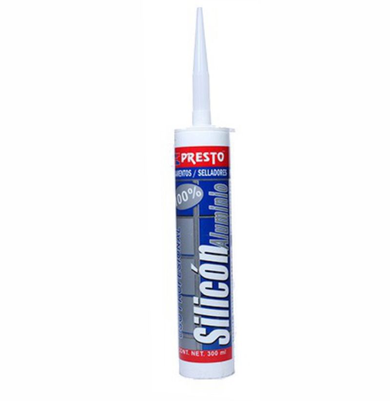 SILICON ALUMINIO CARTUCHO 300ML 4130 PRESTO