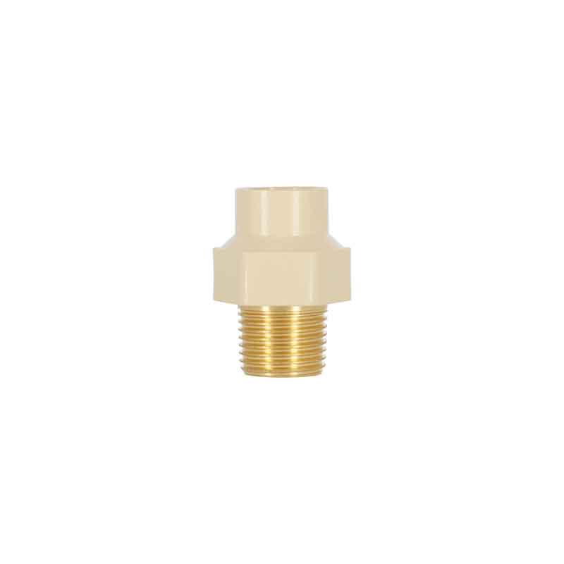 ADAPTADOR MACHO 1/2" CPVC INSERTO BRONCE           